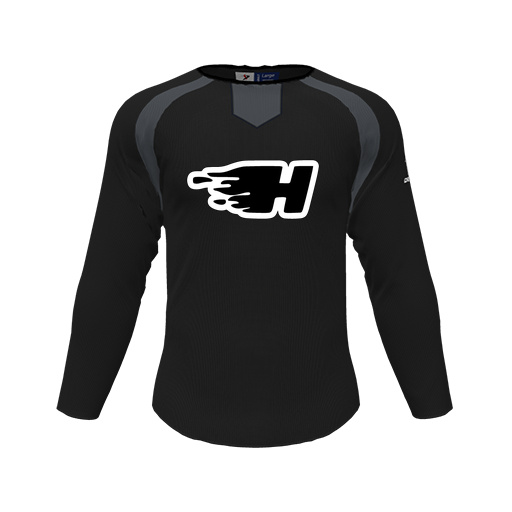 [CUS-DFW-PULL-FLC-CNK-LSL-BLK-YS-LOGO2] Pullover (Youth S, Black, Logo 2)