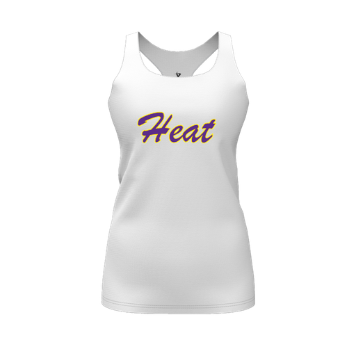 [FT0TRBWH-FYS-LOGO1] Decker Racerback Tank Top (Female Youth S, White, Logo 1)