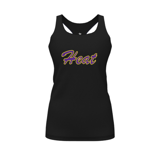 [FT0TRBBK-FYS-LOGO1] Decker Racerback Tank Top (Female Youth S, Black, Logo 1)