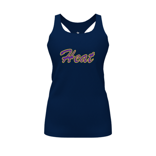 [FT0TRBNV-FYS-LOGO1] Decker Racerback Tank Top (Female Youth S, Navy, Logo 1)