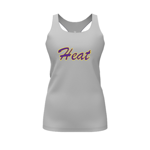 [FT0TRBGY-FYS-LOGO1] Decker Racerback Tank Top (Female Youth S, Gray, Logo 1)