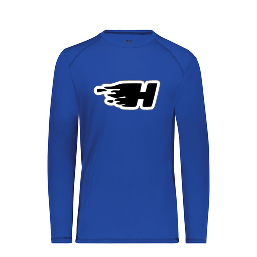 [6845.060.S-LOGO2] Men's SoftTouch Long Sleeve (Adult S, Royal, Logo 2)