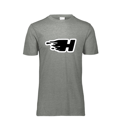 [FTSCUBGY-YS-LOGO2] Decker Youth Tri-Blend T-Shirt - Short Sleeve (Youth S, Gray, Logo 2)