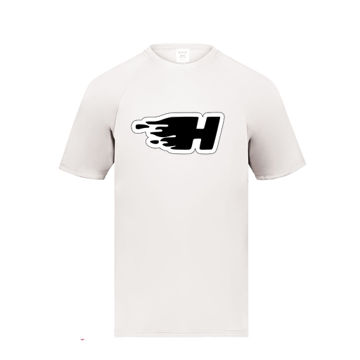 [2791.005.S-LOGO2] Youth Smooth Sport T-Shirt (Youth S, White, Logo 2)