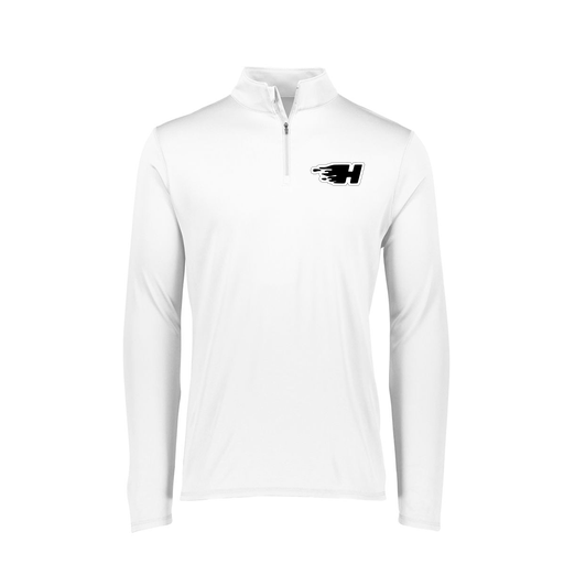 [FTLQFLWH-FAXS-LOGO2] Ladies Flex-Lite 1/4 Zip Shirt (Female Adult XS, White, Logo 2)