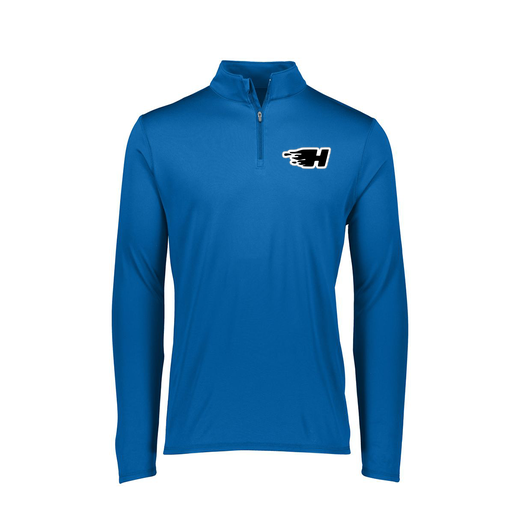 [FTLQFLRY-FAXS-LOGO2] Ladies Flex-Lite 1/4 Zip Shirt (Female Adult XS, Royal, Logo 2)
