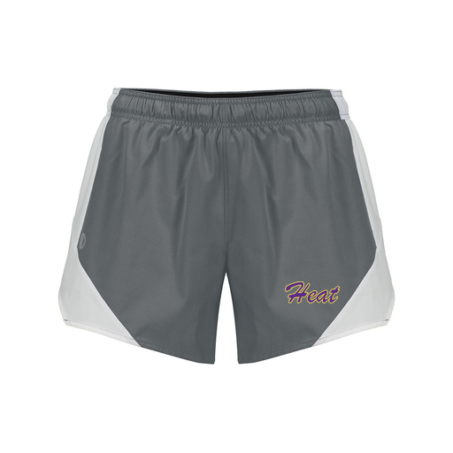 [229489.R04.S-LOGO1] Girls Olympus Shorts (Female Youth S, Gray, Logo 1)