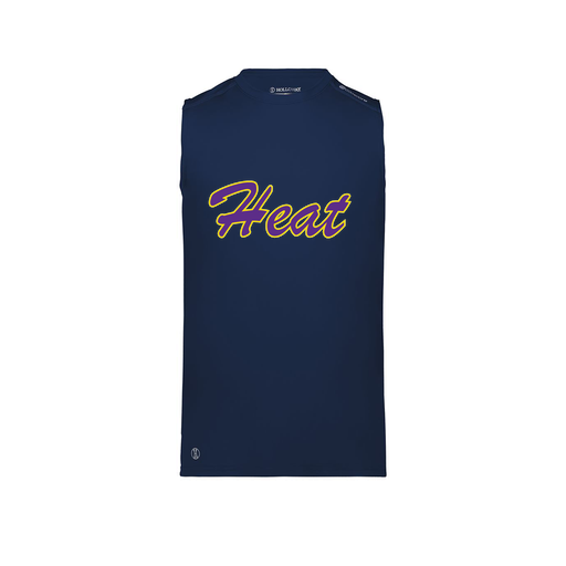 [222593.065.S-LOGO1] Men's CoolDry TankTop (Adult S, Navy, Logo 1)