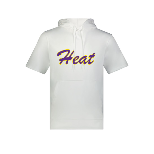 [6871.005.S-LOGO1] Men's Dri Fit Short Sleeve Hoodie (Adult S, White, Logo 1)
