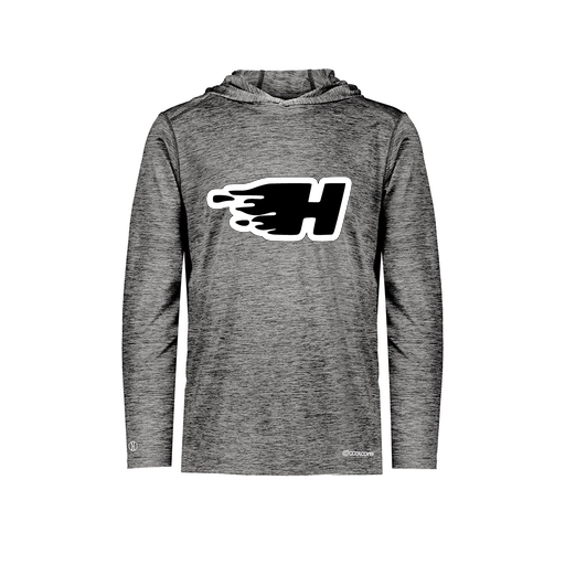 [FOLHCGBK-AS-LOGO2] Decker Men's Charge Hoodie (Adult S, Black, Logo 2)