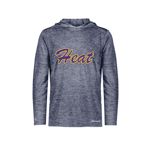 [FOLHCGNV-AS-LOGO1] Decker Men's Charge Hoodie (Adult S, Navy, Logo 1)