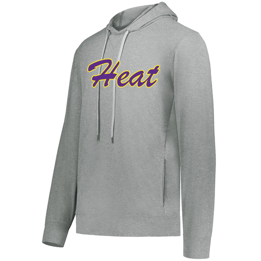 [222698.013.S-LOGO1] YOUTH VENTURA THIN KNIT HOODIE (Youth S, Silver, Logo 1)