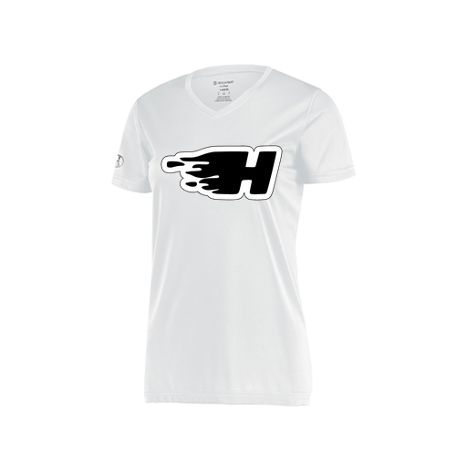 [222820.005.S-LOGO2] Ladies Movement Dri Fit Shirt (Female Adult S, White, Logo 2)